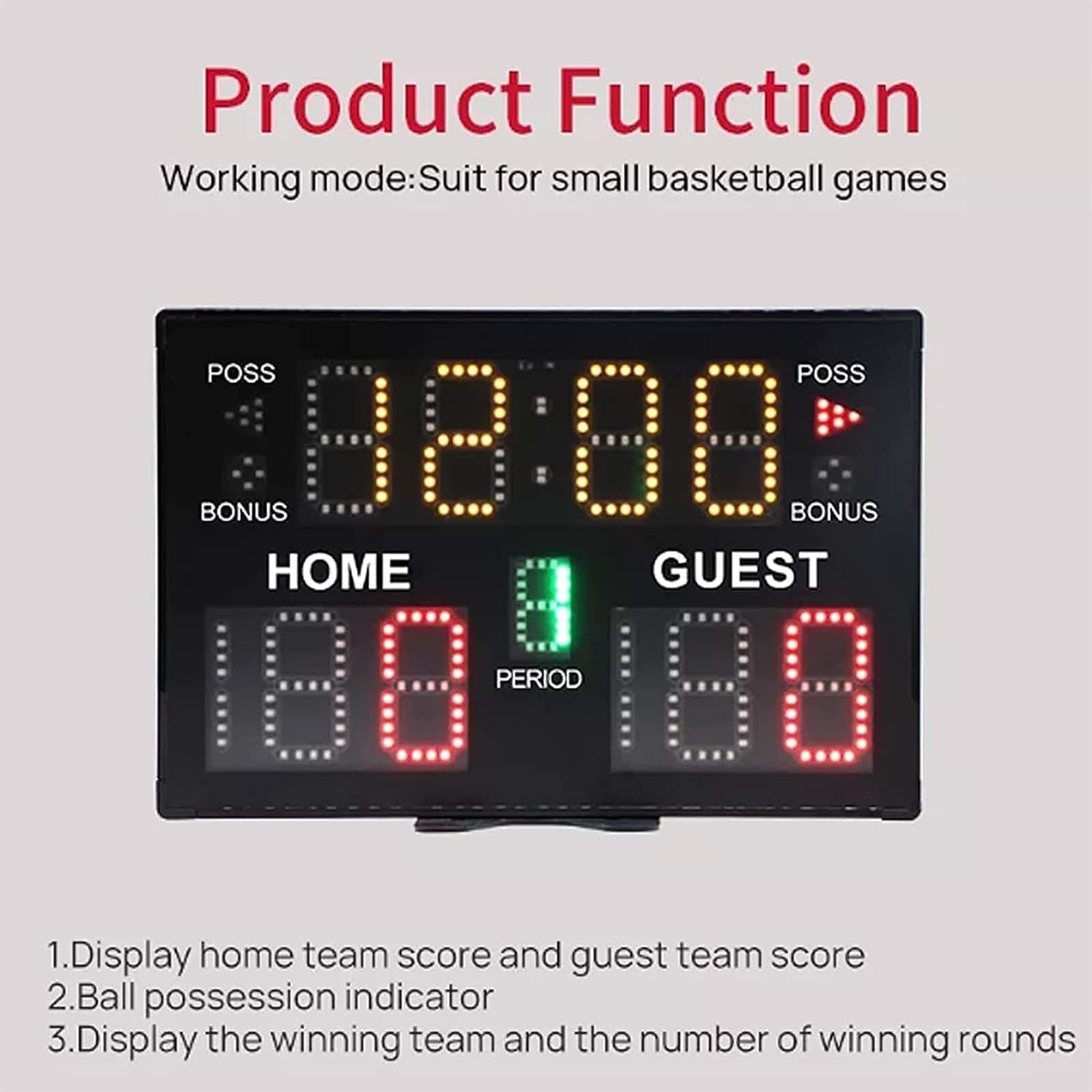LED 14桁スコアボード スポーツタイマー デジタル式 IP65防水